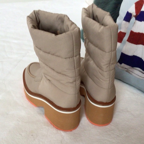 Robert Clergerie Ally Quilted Block Platform Boots, 39.5, - Picture 5 of 9